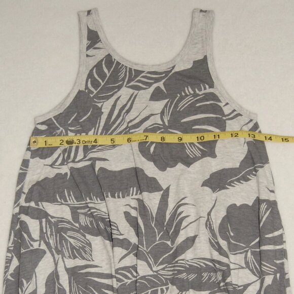 Old Navy Girls Size M (8), Gray Floral Summer Dress - Picture 4 of 6